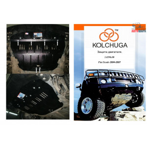 Защита Fiat Scudo 1995-2007 V-2,0 HDI двигатель и КПП - Кольчуга