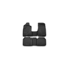 Коврики в салон HONDA CR-V 2002-2006, 4 шт. (полиуретан) - Novline - Element