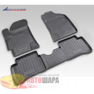 Коврики в салон KIA RIO III 2005->, 4 шт. (полиуретан) - Novline - Element