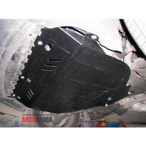 Защита Volvo V50 2004-2012 1.6; 1.8; 2.0; 2.4; 2.5; 1.6D; 2,0; 2.4D; двигатель, КПП, радиатор - Премиум ZiPoFlex - Kolchuga