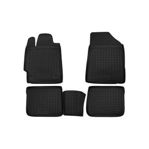 Коврики в салон TOYOTA CAMRY 07/2006-12/2011, 4 шт. (ПУ, повышенная износостойкость) - Novline - Element