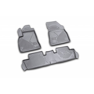 Коврики в салон PEUGEOT 3008 08/2010- 3 шт. (полиуретан) Novline - Element