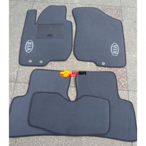 Коврики текстильные KIA CEED 2010  АКПП серые  FORTUNA