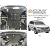 Защита Audi Q7 2015- V-3,0TDI; двигатель, стартер - Премиум - Kolchuga