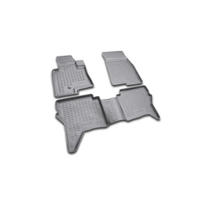 Коврики в салон MITSUBISHI PAJERO IV, 3 дв, 2006 ->, 4 шт. (полиуретан) - Novline - Element
