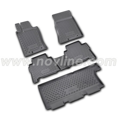 Коврики в салон KIA MOHAVE 10/2009->, 5 шт. Novline - Element