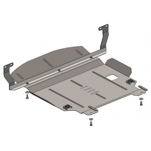 Защита Ford Fiesta VI 2001-2008 V-1,4 D МКПП двигатель и КПП - Кольчуга