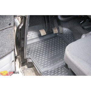 Коврики в салон УАЗ HUNTER 2003->, 3 шт. (полиуретан) - Novline - Element