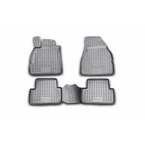 Коврики в салон RENAULT MEGANE II 2002-2009, 4 шт. (полиуретан) - Novline - Element