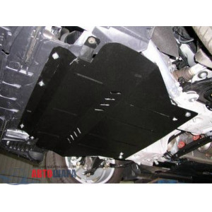 Защита Citroen С5 2008- V-1,8; 2.0 HDI двигатель, КПП, радиатор частично - Премиум ZiPoFlex - Kolchuga