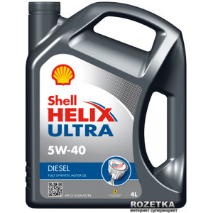 Моторное масло Shell Helix Ultra Diesel 5W-40 (CF, A3/B4 + OEMs) 4л