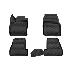 Коврики 3D в салон FORD FOCUS 3, 2015->, 4 шт. (ПУ, повышенная износостойкость) - Novline - Element Коврики 3D в салон FORD FOCUS 3, 2015->, 4 шт. (ПУ, повышенная износостойкость) - Novline - Element
