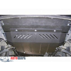 Защита Peugeot 307 2001-2008 V- все двигатель, КПП, радиатор - Премиум ZiPoFlex - Kolchuga