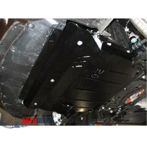 Защита Mazda 3 2009-2013 V- все двигатель, КПП, радиатор - Премиум ZiPoFlex - Kolchuga