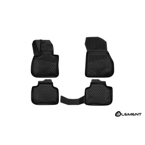 Коврики 3D в салон BMW X1, 2015->, SECOND GENERATION (F48), SUV, (Европа), 4 шт. (полиуретан) - Novline - Element