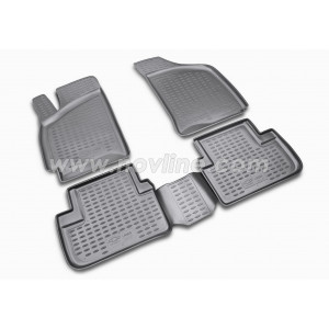 Коврики в салон CHEVROLET LANOS 1997-, 4 шт. (полиуретан) Novline - Element