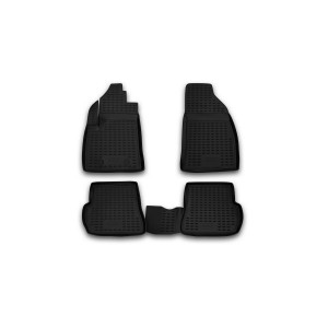 Коврики в салон FORD FUSION 09/2002->, FIESTA 2002-2008, 4 шт. (полиуретан) - Novline - Element Коврики в салон FORD FUSION 09/2002->, FIESTA 2002-2008, 4 шт. (полиуретан) - Novline - Element