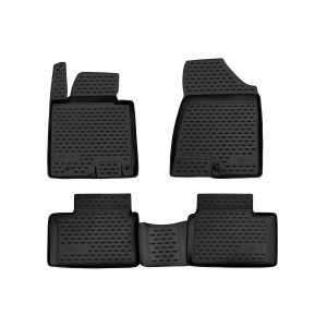 Коврики в салон KIA CEED (II), 2012-2018, 4 шт. (ПУ, повышенная износостойкость) - Novline - Element