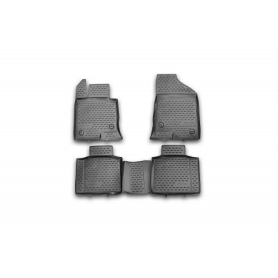 Коврики в салон KIA CADENZA, 2011- 4 шт. Novline - Element