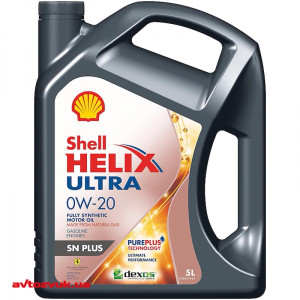 Моторное масло Shell Helix Ultra 0W-20 (API SN, АСЕА А1/В1, ILSAC GF-5) 5л