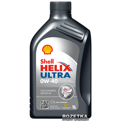 Моторное масло Shell Helix Ultra 0W-40 (SN/CF A3/B4) 1л
