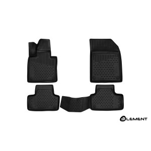 Коврики 3D в салон VOLVO XC60, 2017->, SUV, 4 шт. (полиуретан) - Novline - Element Коврики 3D в салон VOLVO XC60, 2017->, SUV, 4 шт. (полиуретан) - Novline - Element