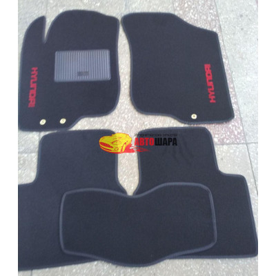 Коврики текстильные Hyundai i30 2007-2012 черные