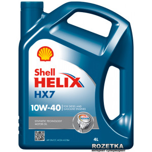 Моторное масло Shell Helix HX7 10W-40 (SN/CF A3/B4) 4л