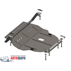 Защита Seat Leon 1999-2005 V- все двигатель, КПП, радиатор - Премиум ZiPoFlex - Kolchuga