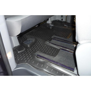 Коврики в салон HYUNDAI NEW H-1 2007- 1 шт., 3 ряд. (полиуретан) Novline - Element