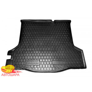 Ковер в багажник RENAULT Logan с 2013г седан - резиновый Avto-Gumm