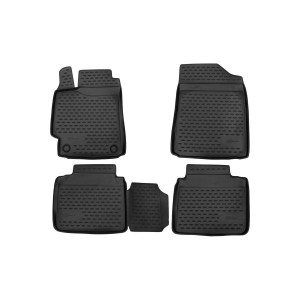 Коврики в салон TOYOTA CAMRY 2011-2014, 2014->, 2.5L /3.5L, 4 шт. (ПУ, повышенная износостойкость) - Novline - Element