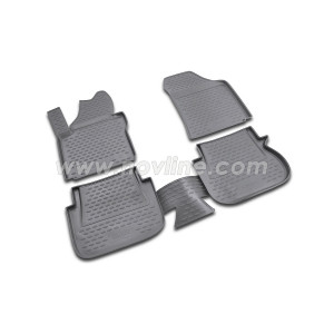 Коврики в салон VW CADDY 10/2007->, 4 шт. Novline - Element