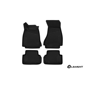Коврики 3D в салон AUDI A4, 2016->, седан/AVANT/ALLROAD, 4 шт. (полиуретан) - Novline - Element