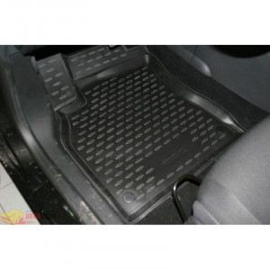 Коврики 3D в салон RENAULT FLUENCE 2010-> 4 шт. (полиуретан) - Novline - Element
