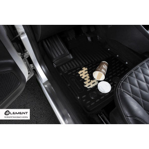 Коврики 3D в салон HYUNDAI CRETA, 2016->, 4 шт. (полиуретан) - Novline - Element ELEMENT3D2063210K Коврики 3D в салон HYUNDAI CRETA, 2016->, 4 шт. (полиуретан) - Novline - Element ELEMENT3D2063210K