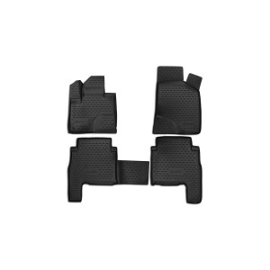 Коврики 3D в салон HYUNDAI SANTA FE 05/2010-> 4 шт. (полиуретан) - Novline - Element