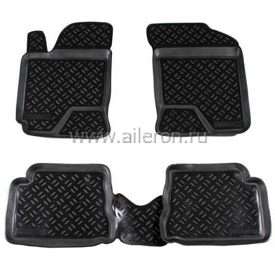 Коврики HYUNDAI GETZ 2002 черные - Formika