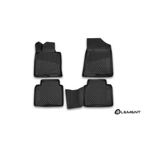 Коврики 3D в салон KIA OPTIMA, 2016->, АКПП, 4 шт. (полиуретан) - Novline - Element