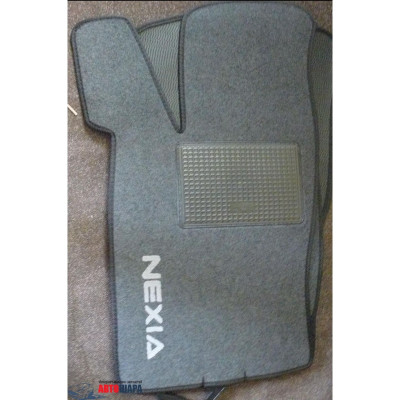 Коврики текстильные DAEWOO NEXIA с 1997-2008 серые в салон