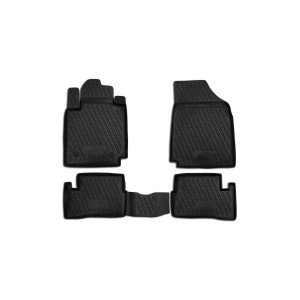 Коврики в салон NISSAN MICRA 2005->, 4 шт. (полиуретан) - Novline - Element