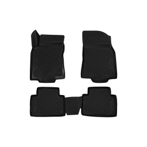 Коврики 3D в салон NISSAN X-TRAIL, 03/2015->, 4 шт. (ПУ, повышенная износостойкость) - Novline - Element Коврики 3D в салон NISSAN X-TRAIL, 03/2015->, 4 шт. (ПУ, повышенная износостойкость) - Novline - Element