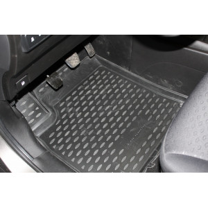 Коврики в салон SSANGYONG NEW ACTYON, 2010- 3 шт. (полиуретан) Novline - Element