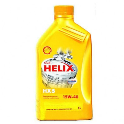 Моторное масло Shell Helix HX5 15W-40 (SN A3/B3) 1л