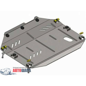Защита Chevrolet Captiva 2011- V-3,0 двигатель,КПП,раздатка частично - Премиум ZiPoFlex - Kolchuga