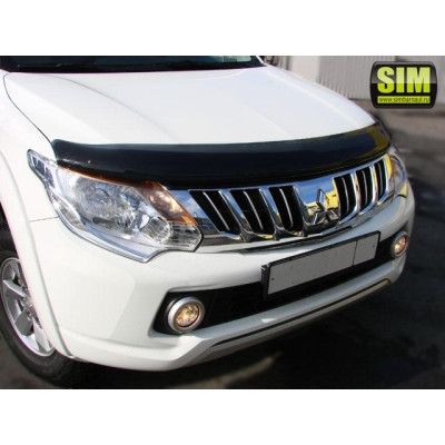 Дефлектор капота темный MITSUBISHI L200 2015- - Novline
