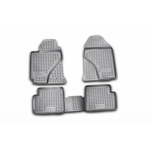 Коврики в салон TOYOTA COROLLA 06/2002-2007, 4 шт. (полиуретан) Novline - Element