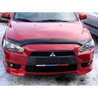 Дефлектор капота темный MITSUBISHI LANCER 2007- - Novline