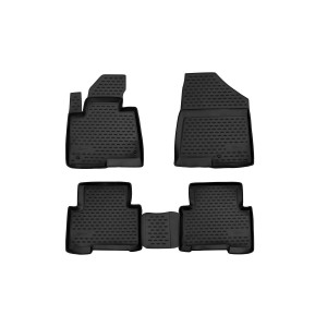 Коврики в салон HYUNDAI SANTA FE, 2012-> 4 шт. (ПУ, повышенная износостойкость) - Novline - Element