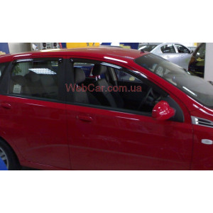 Ветровики (дефлекторы) CHEVROLET  Epica седан  S ТЕМНЫЙ 4 ШТ. - TOSCA